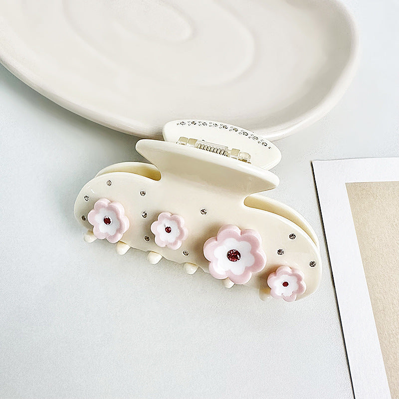 Wholesale Acetate Hair Clips with Diamonds
